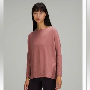 Lululemon back in action long sleeve shirt